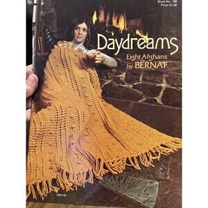 VTG Bernat DAYDREAMS Leaflet Book #190 | 8 Afghan Designs